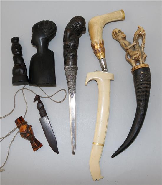 A group of Indonesian items